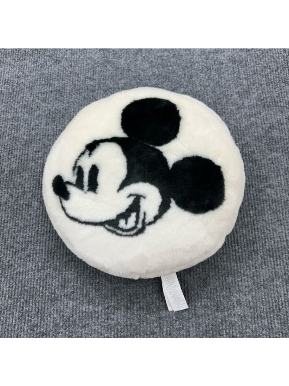 Pottery Barn Disney Mickey Mouse Round Throw Pillow Plush 16" Home Decor
